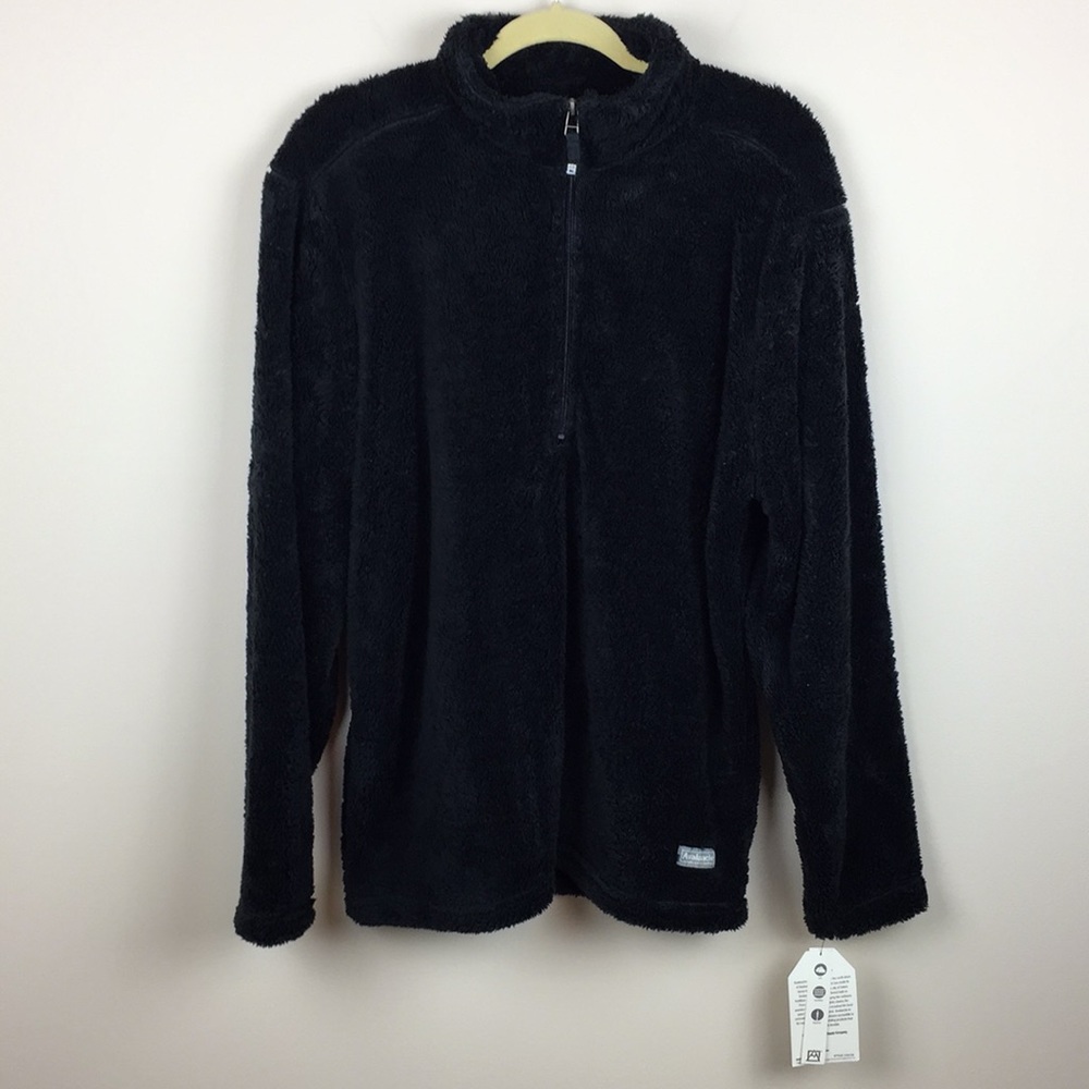 Avalanche - Black Fuzzy Pullover